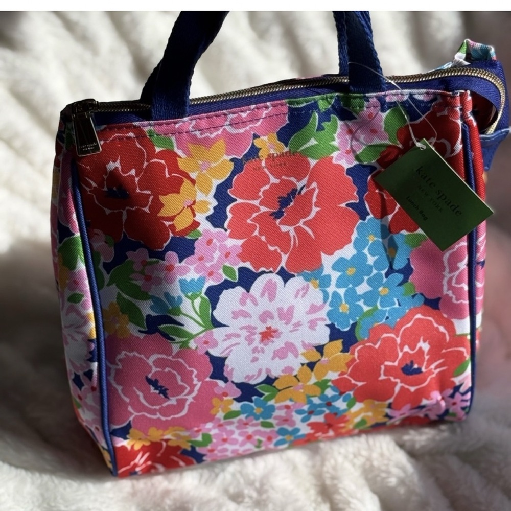 NWOT Kate Spade Floral Lunch Bag